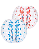 VEVOR piepūšamās bumper bumbas 2 gab., 1,5 m sumo zorb bumbas pusaudžiem un pieaugušajiem, 0,8 mm PVC cilvēka kāmja burbuļbumbas āra komandu spēlēm dārzā, pagalmā un parkā