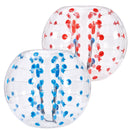 VEVOR piepūšamās bumper bumbas 2 gab., 1,5 m sumo zorb bumbas pusaudžiem un pieaugušajiem, 0,8 mm PVC cilvēka kāmja burbuļbumbas āra komandu spēlēm dārzā, pagalmā un parkā