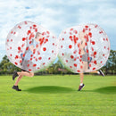 VEVOR piepūšamā bumper bumba 1 gab., 1,5 m sumo zorb bumba pusaudžiem un pieaugušajiem, 0,8 mm PVC cilvēka kāmja burbuļbumba āra komandu spēlēm dārzā, pagalmā un parkā