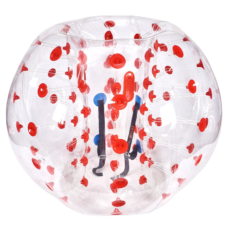 VEVOR piepūšamā bumper bumba 1 gab., 1,5 m sumo zorb bumba pusaudžiem un pieaugušajiem, 0,8 mm PVC cilvēka kāmja burbuļbumba āra komandu spēlēm dārzā, pagalmā un parkā