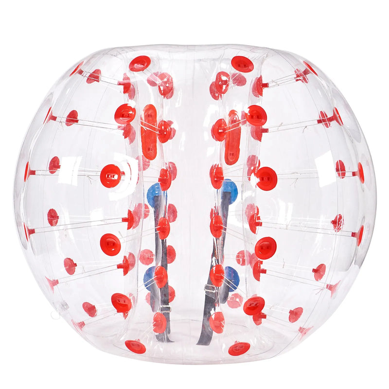 VEVOR piepūšamā bumper bumba 1 gab., 1,5 m sumo zorb bumba pusaudžiem un pieaugušajiem, 0,8 mm PVC cilvēka kāmja burbuļbumba āra komandu spēlēm dārzā, pagalmā un parkā