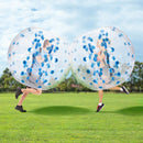 VEVOR piepūšamā bumper bumba 1 gab., 1,5 m sumo zorb bumba pusaudžiem un pieaugušajiem, 0,8 mm PVC cilvēka kāmja burbuļbumba āra komandu spēlēm dārzā, pagalmā un parkā