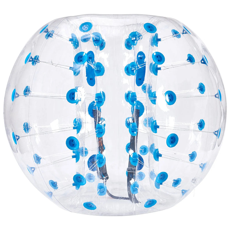 VEVOR piepūšamā bumper bumba 1 gab., 1,5 m sumo zorb bumba pusaudžiem un pieaugušajiem, 0,8 mm PVC cilvēka kāmja burbuļbumba āra komandu spēlēm dārzā, pagalmā un parkā
