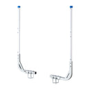 VEVOR laivu piekabes vadotnes 775–1205 mm regulējams augstums, 2 gab., augstas izturības tērauda vadotnes ar PVC pārklājumu, piemērotas ūdensslēpošanas laivām, kompaktām makšķerēšanas laivām un mazām burulaivām - ZEMLETES.LV