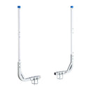 VEVOR laivu piekabes vadotnes 775–1205 mm regulējams augstums, 2 gab., augstas izturības tērauda vadotnes ar PVC pārklājumu, piemērotas ūdensslēpošanas laivām, kompaktām makšķerēšanas laivām un mazām burulaivām - ZEMLETES.LV