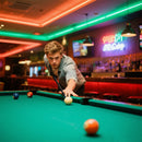 VEVOR viengabala break/jump biljarda kija 1473,2 mm, 554 g smaga kija ar oglekļa šķiedras kātu un kļavas roktura daļu, jaudīgiem sitieniem un lēciena sitieniem, piemērota pieaugušajiem mājai un birojam