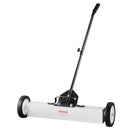 VEVOR magnētiskais savācējs ar riteņiem 610 mm, 22,7 kg celtspēja, ar teleskopisku magnētisko pacēlāju naglu un skrūvju savākšanai darbnīcā, garāžā un pagalmā
