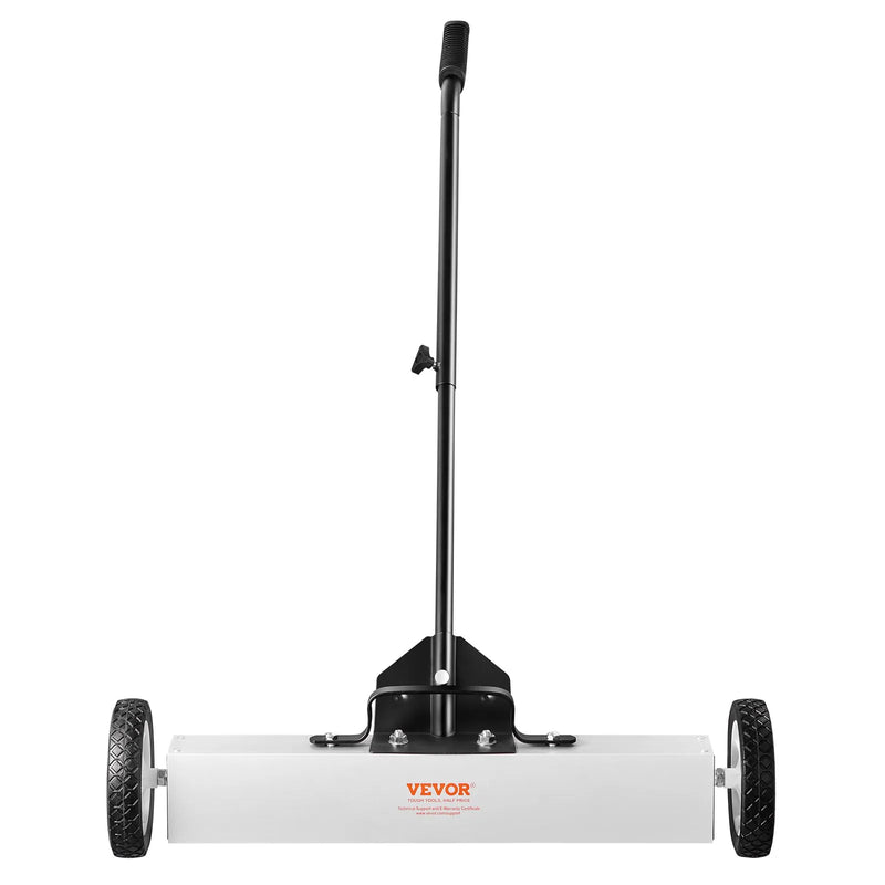 VEVOR magnētiskais savācējs ar riteņiem 610 mm, 22,7 kg celtspēja, ar teleskopisku magnētisko pacēlāju naglu un skrūvju savākšanai darbnīcā, garāžā un pagalmā