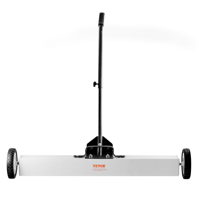 VEVOR magnētiskais savācējs ar riteņiem 914 mm, 25 kg celtspēja, ar teleskopisku magnētisko pacēlāju naglu un skrūvju savākšanai darbnīcā, garāžā un pagalmā