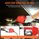 VEVOR degvielas pārsūknēšanas sūknis 12 V DC, 38 L/min, 186 W, portatīvs dīzeļdegvielas sūknis ar automātisku izslēgšanās pistoli, ar ieplūdes un izplūdes šļūteni dīzelim, petrolejai un transformatoru eļļai