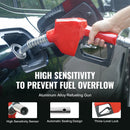 VEVOR degvielas šļūtenes spole 25,4 mm × 15,24 m ar automātisku degvielas pistoli, izvelkama dīzeļdegvielas šļūtene no NBR gumijas, oglekļa tērauda konstrukcija, darba spiediens 20,68 bar, piemērota lidaparātiem, kuģiem, transportlīdzekļiem un cisternām