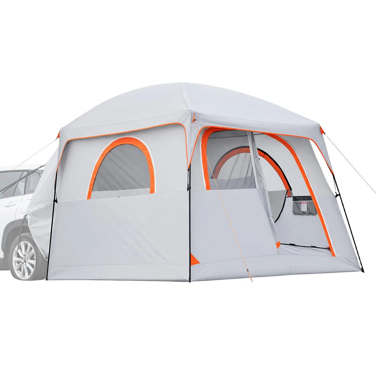 VEVOR SUV telts 6 personām 3,05 × 2,74 m, 3 sezonu bagāžnieka telts ar ventilējamām durvīm un sieta logiem, PU2000 mm ūdensizturība, divējāda lietošana, piemērota kempingam un pārgājieniem - ZEMLETES.LV