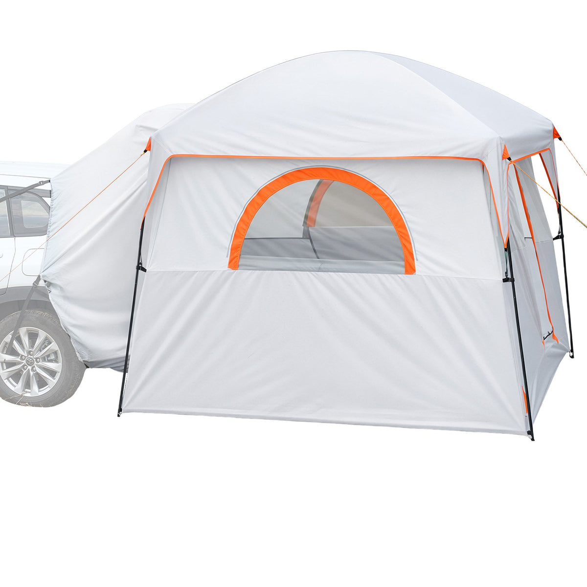 VEVOR SUV telts 6 personām 3,05 × 2,74 m, 3 sezonu bagāžnieka telts ar ventilējamām durvīm un sieta logiem, PU2000 mm ūdensizturība, divējāda lietošana, piemērota kempingam un pārgājieniem - ZEMLETES.LV