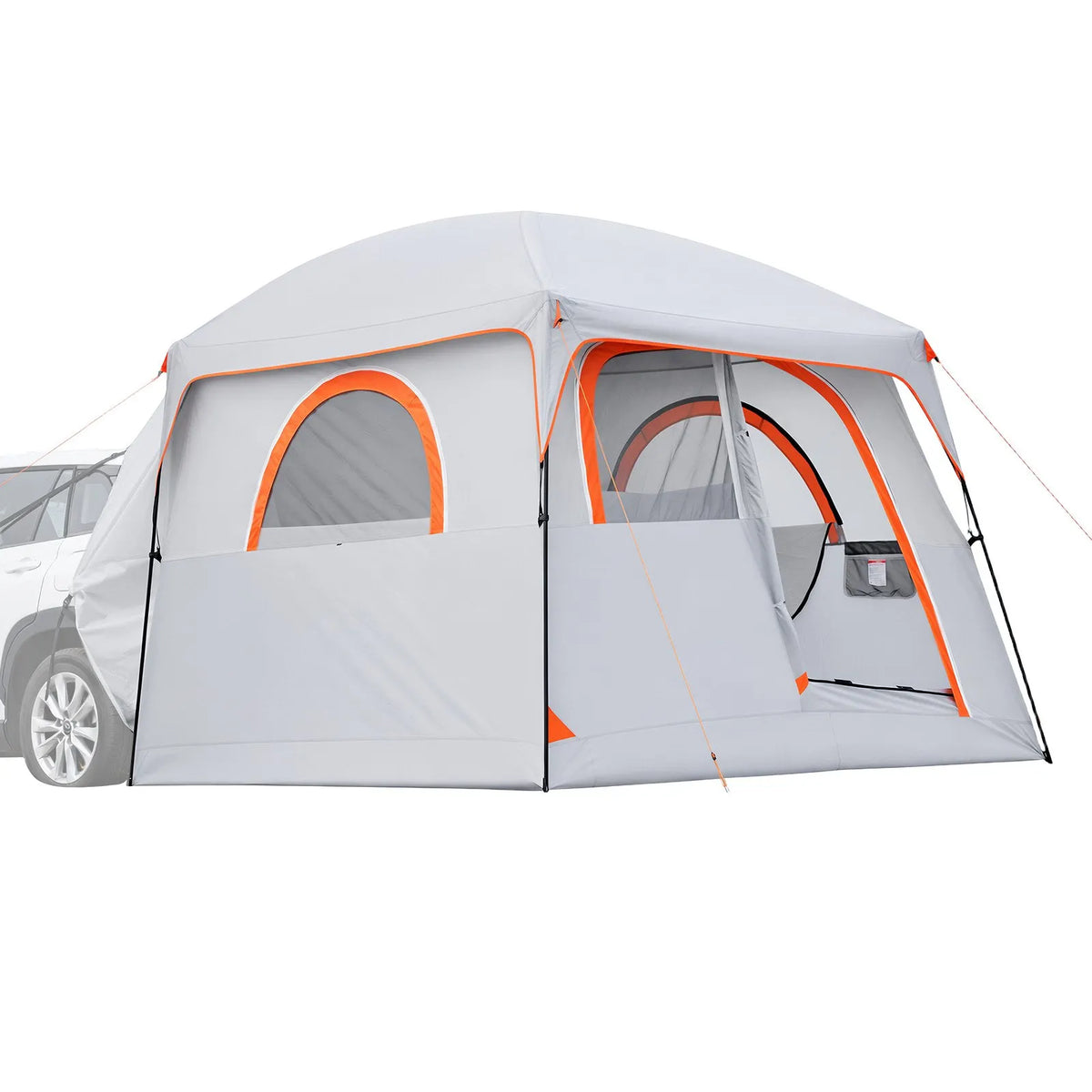 VEVOR SUV telts 6 personām 3,05 × 2,74 m, 3 sezonu bagāžnieka telts ar ventilējamām durvīm un sieta logiem, PU2000 mm ūdensizturība, divējāda lietošana, piemērota kempingam un pārgājieniem - ZEMLETES.LV