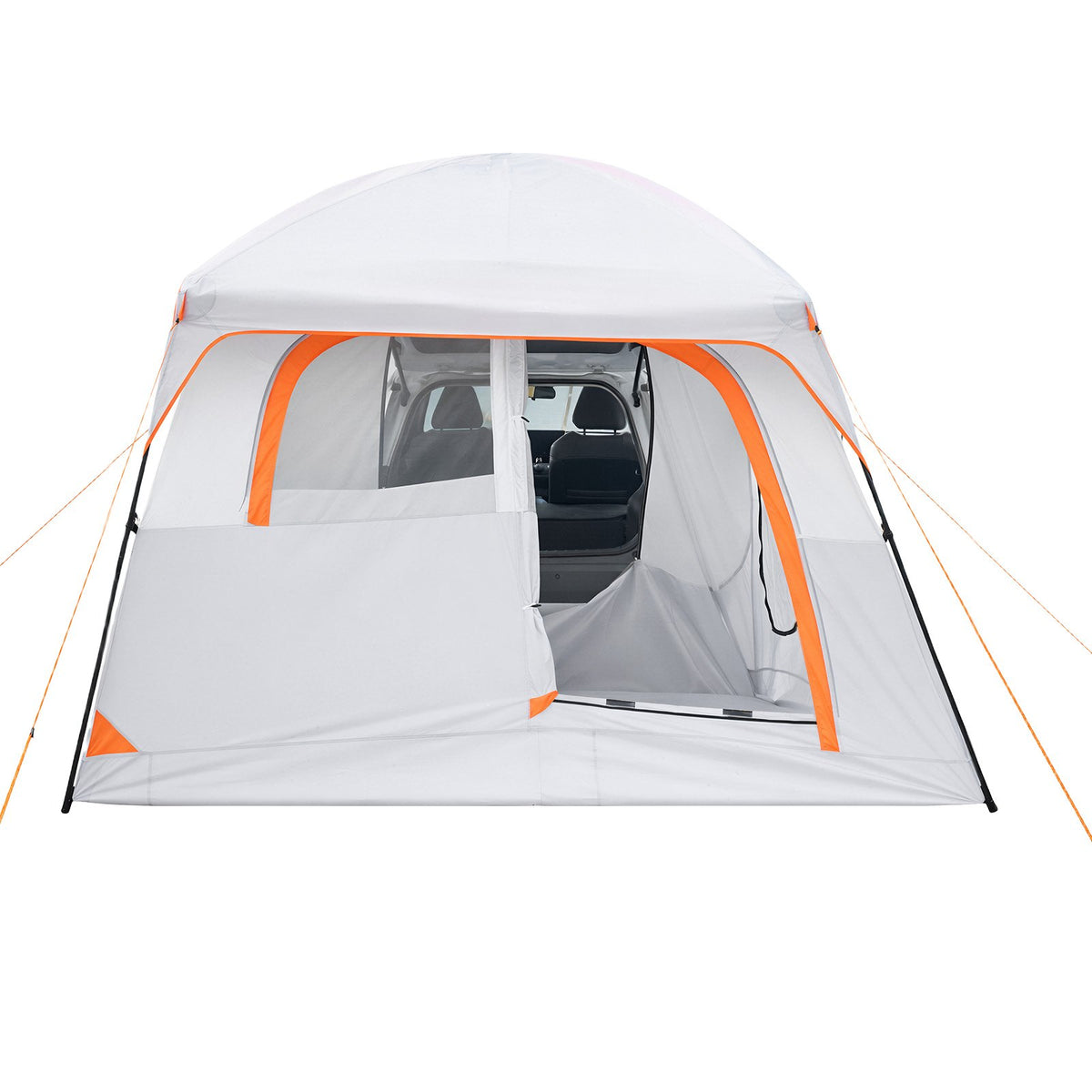 VEVOR SUV telts 6 personām 3,05 × 2,74 m, 3 sezonu bagāžnieka telts ar ventilējamām durvīm un sieta logiem, PU2000 mm ūdensizturība, divējāda lietošana, piemērota kempingam un pārgājieniem - ZEMLETES.LV