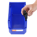 VEVOR plastmasas uzglabāšanas kastes 279 x 127 x 127 mm, piekarināmas un sakraujamas organizēšanas kastes, smagās klases uzglabāšanas konteineri skapim, virtuvei, birojam vai pieliekamajam, 12 gab., zila/sarkana - ZEMLETES.LV