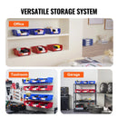 VEVOR plastmasas uzglabāšanas kastes 279 x 279 x 127 mm, piekarināmas un sakraujamas organizēšanas kastes skapim, virtuvei, birojam vai pieliekamajam, 6 gab., zila/sarkana - ZEMLETES.LV