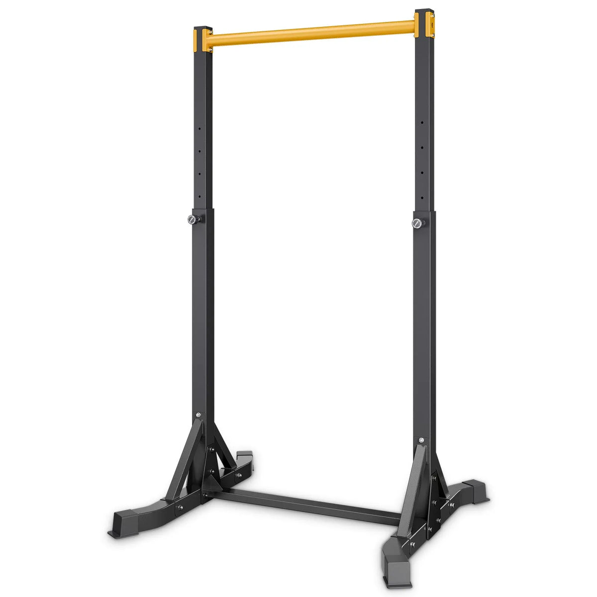 VEVOR pievilkšanās stienis ar statīvu līdz 150 kg, brīvi stāvošs pievilkšanās stienis ar H veida rāmi un izturīgu tērauda konstrukciju, 8 līmeņu augstuma regulēšana roku, muguras un krūšu treniņiem - ZEMLETES.LV