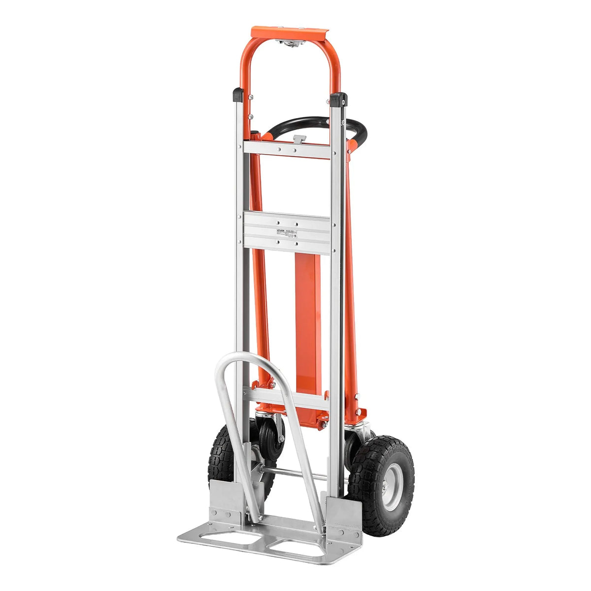 VEVOR 4 vienā rokas ratiņi, kravnesība 453,6 kg, pārveidojami alumīnija ratiņi ar neslīdošu rokturi un riteņiem, pārvietošanai mājās, birojā un noliktavā - ZEMLETES.LV