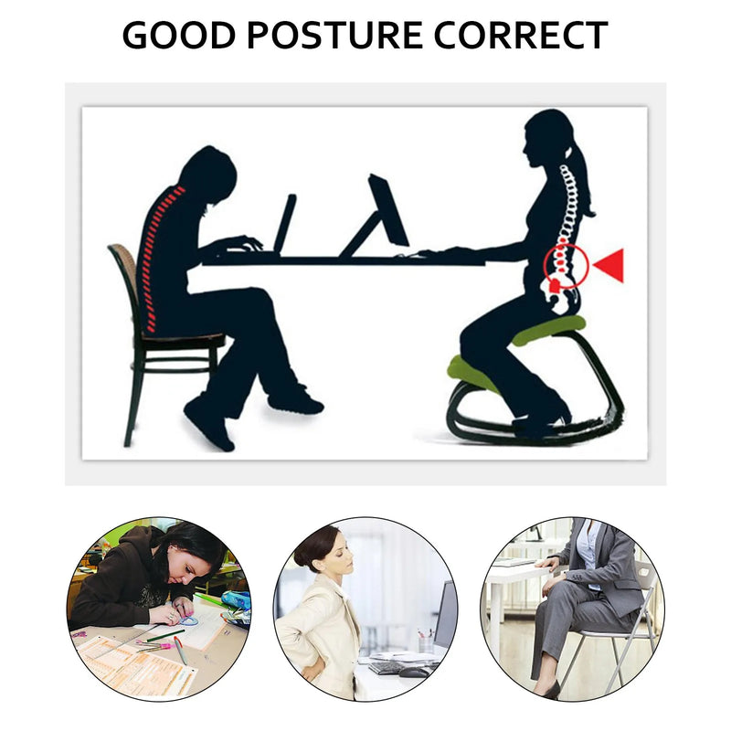 VEVOR ergonomiskais ceļgalu krēsls ar 99,8 kg kravnesību, ceļgalu stājas krēsls ar gurnu spilvenu, ergonomisks krēsls pareizas stājas veicināšanai mājas birojam un darbam pie datora