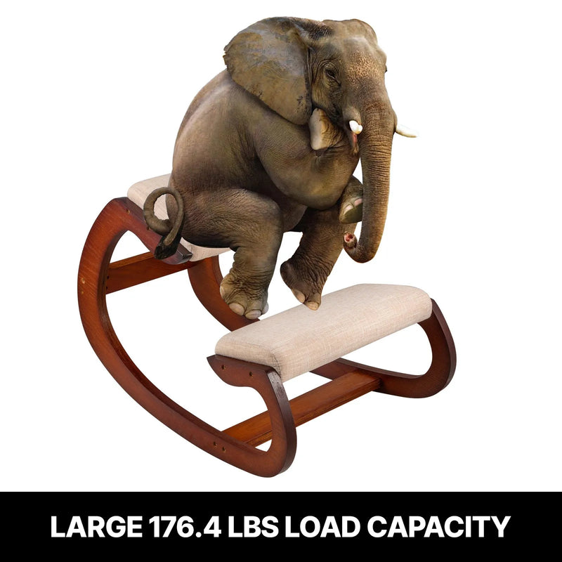 VEVOR ergonomiskais ceļgalu krēsls ar 99,8 kg kravnesību, ceļgalu stājas krēsls ar gurnu spilvenu, ergonomisks krēsls pareizas stājas veicināšanai mājas birojam un darbam pie datora