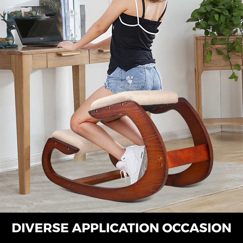 VEVOR ergonomiskais ceļgalu krēsls ar 99,8 kg kravnesību, ceļgalu stājas krēsls ar gurnu spilvenu, ergonomisks krēsls pareizas stājas veicināšanai mājas birojam un darbam pie datora