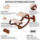 VEVOR ergonomiskais ceļgalu krēsls ar 99,8 kg kravnesību, ceļgalu stājas krēsls ar gurnu spilvenu, ergonomisks krēsls pareizas stājas veicināšanai mājas birojam un darbam pie datora