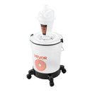 VEVOR ciklona putekļu separators ar 19 l tvertni, 50,8 mm pieslēgums, 90 cm PU šļūtene, leņķa adapteris un riteņi, caurspīdīgs PP