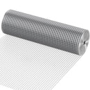 VEVOR karsti cinkots metāla siets, 12,7 mm, 610 mm × 15,24 m, 19 gauge stieple, metināts režģis vistu žogiem, būriem un dārza aizsardzībai