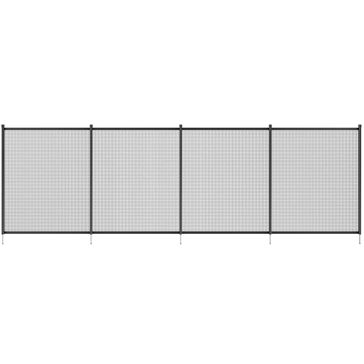 VEVOR Removable Pool Safety Fence 1.21 × 32.91 m, Child Safety Fence for In-Ground Pools, Easy DIY Installation, 340 g/m² Teslin PVC Mesh Fabric, Protection for Children and Pets