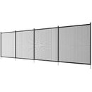 VEVOR baseina žogs 1,2 × 3,7 m, noņemams bērnu drošības žogs iebūvētiem baseiniem, viegli uzstādāms DIY peldbaseina žogs, 340 g/m² Teslin PVC sieta materiāls bērnu un mājdzīvnieku aizsardzībai