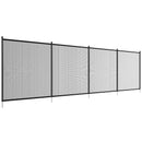 VEVOR baseina žogs 1,2 × 3,7 m, noņemams bērnu drošības žogs iebūvētiem baseiniem, viegli uzstādāms DIY peldbaseina žogs, 340 g/m² Teslin PVC sieta materiāls bērnu un mājdzīvnieku aizsardzībai