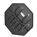 VEVOR salokāms pokera galds 8 spēlētājiem, 1220 mm kazino tipa atpūtas galds ar polsterētām malām un glāžu turētājiem, astoņstūra pārnēsājams spēļu galds ar filca pārklājumu un metāla kājām, piemērots Texas Hold’em un Blackjack spēlei - ZEMLETES.LV