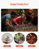 VEVOR 3 vienā kombinētais spēļu galds, 137 cm gaisa hokeja galds ar galda tenisu un galda futbolu, komplektā ripas un stūmēji, ar gaisu darbināms arkādes hokeja galds ģimenes spēļu istabai vai birojam