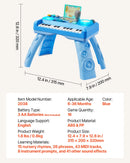 VEVOR Bērnu DJ rotaļu galds 1–3 gadiem ar 133 skaņām, ierakstīšanas funkciju un LED DJ pulti, muzikāla aktivitāšu rotaļlieta bērniem no 6 mēnešiem, dzimšanas dienas dāvana