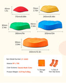 VEVOR līdzsvara pakāpienu akmeņi bērniem, 5 gab., slodze līdz 100 kg, neslīdoši sensorie līdzsvara elementi šķēršļu trasei, koordinācijas rotaļlieta iekštelpām un āra spēlēm bērniem no 3–8+ gadiem