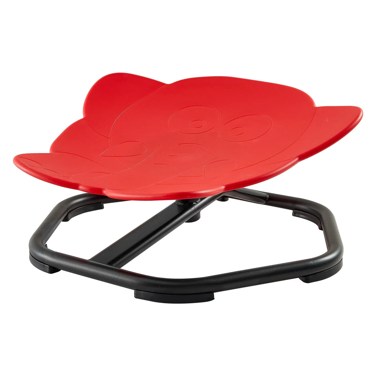 VEVOR bērnu sensorais grozāmais krēsls ziloņa formā, 360° rotācija, 100 kg slodze, 52 × 50 cm, sarkans, bērniem no 3 līdz 12 gadiem