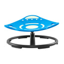 VEVOR bērnu sensorais grozāmais krēsls raķetes formā, spīd tumsā, 360° rotācija, 75 kg slodze, 51,9 × 52 cm, zils, bērniem no 3 līdz 12 gadiem