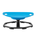 VEVOR bērnu sensorais grozāmais krēsls ar noapaļotu sēdekli, 360° rotācija, 50 kg slodze, 43 × 35,5 cm, zils, bērniem no 2 līdz 6 gadiem
