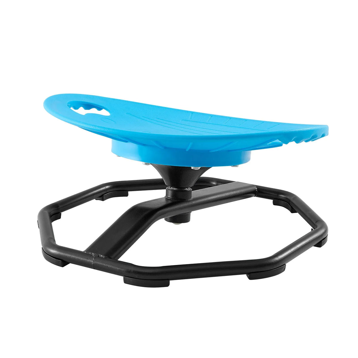 VEVOR bērnu sensorais grozāmais krēsls ar noapaļotu sēdekli, 360° rotācija, 50 kg slodze, 43 × 35,5 cm, zils, bērniem no 2 līdz 6 gadiem