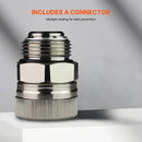 VEVOR degvielas pārsūknēšanas sūknis, 12 V DC, 75,7 l/min, ar automātisku uzgalīti, izplūdes šļūteni un sūkšanas cauruli, degvielas, dīzeļdegvielas, –kerezeņa, etanola, metanola maisījumiem un biodīzeļdegvielai