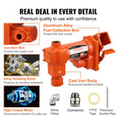 VEVOR degvielas pārsūknēšanas sūknis, 12 V DC, 75,7 l/min, ar automātisku uzgalīti, izplūdes šļūteni un sūkšanas cauruli, degvielas, dīzeļdegvielas, –kerezeņa, etanola, metanola maisījumiem un biodīzeļdegvielai