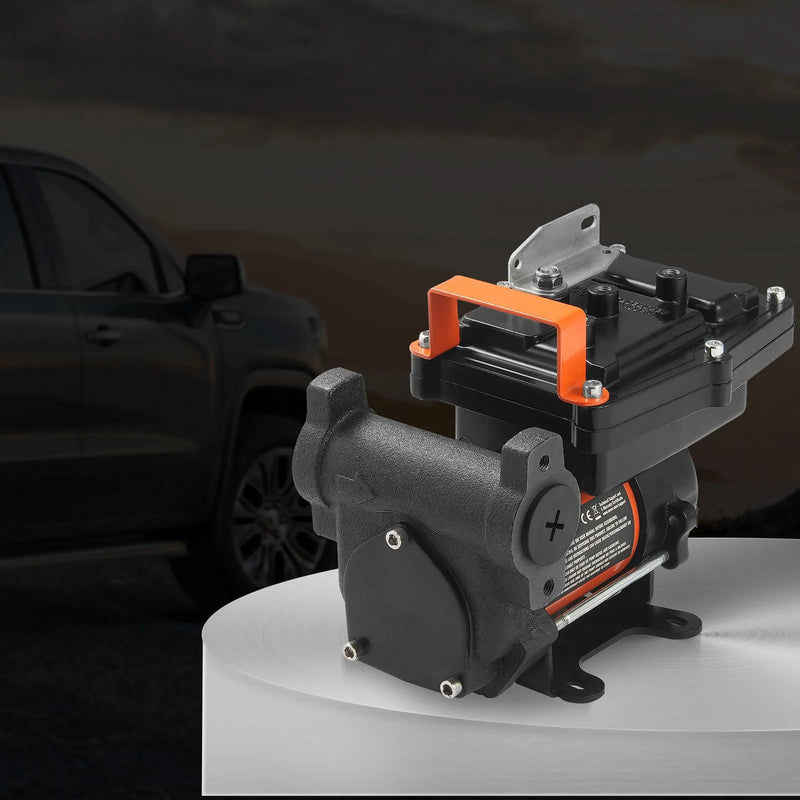 VEVOR degvielas pārsūknēšanas sūknis 12 V DC, 57 L/min, 186 W, portatīvs elektriskais degvielas sūknis ar automātisku izslēgšanās pistoli, ar ieplūdes un izplūdes šļūteni benzīnam, dīzeļdegvielai, petrolejai un metanola maisījumiem - ZEMLETES.LV