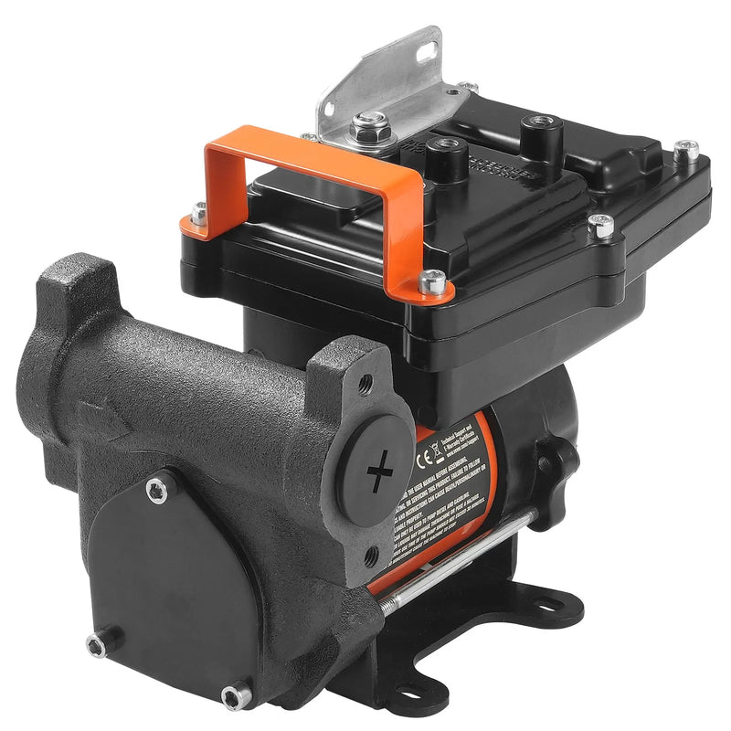 VEVOR degvielas pārsūknēšanas sūknis 12 V DC, 57 L/min, 186 W, portatīvs elektriskais degvielas sūknis ar automātisku izslēgšanās pistoli, ar ieplūdes un izplūdes šļūteni benzīnam, dīzeļdegvielai, petrolejai un metanola maisījumiem - ZEMLETES.LV