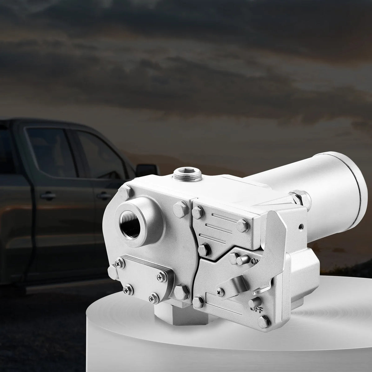 VEVOR degvielas pārsūknēšanas sūknis 12 V DC 57 l/min 149 W ar automātisku degvielas pistoli un garu ieplūdes un izplūdes šļūteni benzīnam, dīzeļdegvielai, petrolejai un etanola maisījumiem - ZEMLETES.LV