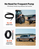 VEVOR degvielas pārsūknēšanas sūknis 12 V DC 57 l/min sprādziendrošs ar manuālu pistoli, izplūdes šļūteni un barošanas kabeli benzīnam, dīzeļdegvielai un petrolejai