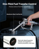 VEVOR degvielas pārsūknēšanas sūknis 12 V DC 57 l/min 1/3 ZS sprādziendrošs ar manuālu pistoli un izplūdes šļūteni benzīnam, dīzeļdegvielai un petrolejai