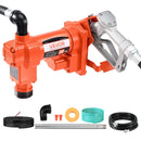 VEVOR degvielas pārsūknēšanas sūknis, 12 V DC, 76 l/min, 186 W, dīzeļdegvielas sūknis ar manuālu uzpildes pistoli, izplūdes šļūteni, sūkšanas cauruli, piemērots benzīnam, dīzeļdegvielai, petrolejai, etanola, metanola maisījumiem, kā arī biodīzeļdegvielai