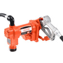 VEVOR degvielas pārsūknēšanas sūknis, 12 V DC, 76 l/min, 186 W, dīzeļdegvielas sūknis ar manuālu uzpildes pistoli, izplūdes šļūteni, sūkšanas cauruli, piemērots benzīnam, dīzeļdegvielai, petrolejai, etanola, metanola maisījumiem, kā arī biodīzeļdegvielai