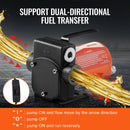 VEVOR degvielas pārsūknēšanas sūknis, 12 V DC, 19 l/min, 75 W, portatīvs elektriskais dīzeļdegvielas sūknis ar automātisku uzpildes pistoli, garu ieplūdes un izplūdes šļūteni benzīnam, dīzeļdegvielai, petrolejai un metanola maisījumiem